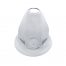 (BULK) 33mm CHROME BULLET LUG NUT COVER W/ FLANGE
