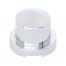 (BULK) CHROME PLASTIC 7/16" x 3/4" POINTED ROUND NUT COVER FOR HEX HEAD BOLTS
