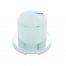 (BULK) CHROME PLASTIC 5/8" x 1 1/4" POINTED ROUND PUSH-ON NUT COVER FOR HEX HEAD BOLTS