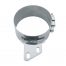 (BULK) STAINLESS STEEL 7" BUTT JOINT EXHAUST CLAMP W/ ANGLED BRACKET