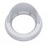 (CARD) CHROME PLASTIC BEZEL W/ VISOR-2 1/2" ROUND