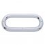 (CARD) CHROME PLASTIC OVAL BEZEL W/O VISOR