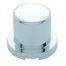 (10/PACK) CHROME PLASTIC 15/16" x 1 3/16" FLAT TOP NUT COVER