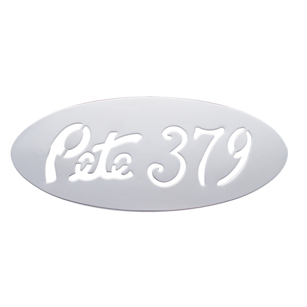 (BULK) STAINLESS STEEL "PETE379" OVAL CUTOUT