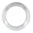 (CARD) CHROME PLASTIC SPEED/TACHOMETER COVER W/ VISOR - KENWORTH