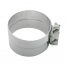 (BULK) STAINLESS STEEL 5" EXHAUST CLAMP W/ HARDWARE