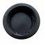 (BULK) BLACK RUBBER 2 1/2" RECESS MOUNT GROMMET - CLOSE BACK