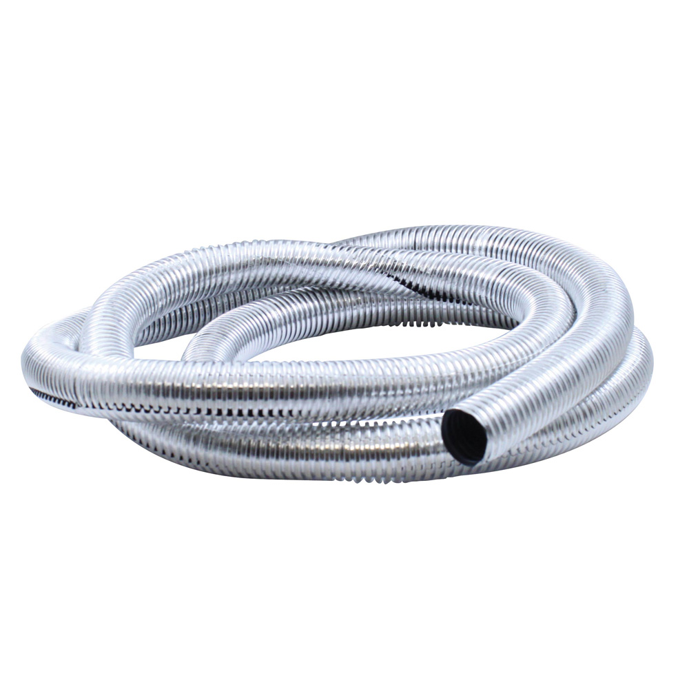 (PACK) 72" CHROME PLASTIC WIRE LOOM - ¹ 3/4"