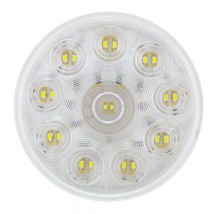 (CARD) 20 LED 4 BACK-UP LIGHT - COMPETITION SERIES - WHITE LED/CLEAR LENS
