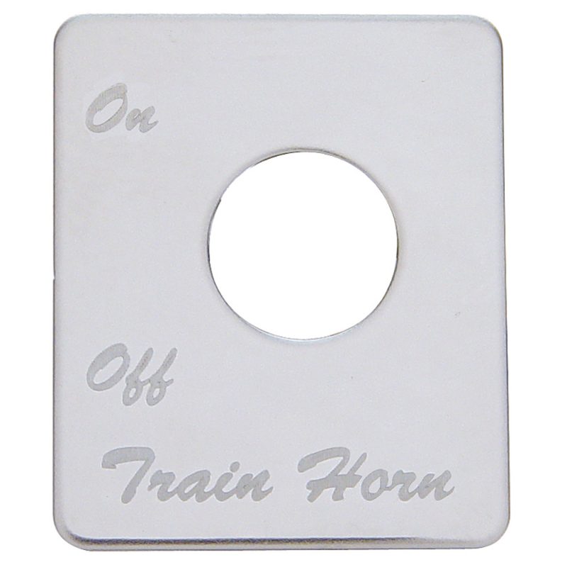 RUSTFRITT STÅL PETERBILT BRYTER PLATE TRAIN HORN