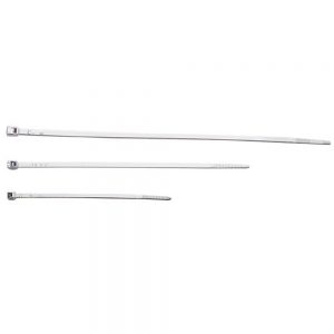 (10/PACK) 4" CABLE TIE - CHROME