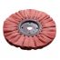 (CARD) 6" RED TOUGH/HARD BUFFING PAD - 12 PLY. & 3/4" ARBOR