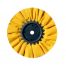 (CARD) 8" YELLOW TREATED AIRWAY BUFF - 16 PLY