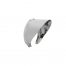 (BULK)STAINLESS STEEL 4" ROUND PEEP MIRROR VISOR